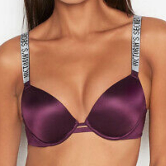 Victoria's Secret Shine Strap Brazilian Push-up Bra and Panty Set NWT - Picture 2 of 14